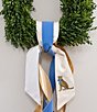 Fig & Dove Cheetah Embroidered Wreath Sash - Image 1