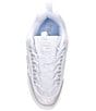 Color:White/White/White - Image 5 - Disruptor II Glitter Wedge Platform Sneakers