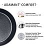 Color:Silver - Image 3 - Adamant Comfort Non-Stick Fry Pan, 9.5#double;