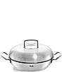 Color:Silver - Image 1 - Original-Profi Collection Stainless Steel 3.2 Qt. Serving Pan with High Dome Lid