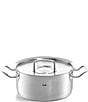 Color:Silver - Image 1 - Original-Profi Collection Stainless Steel 4.9-qt Dutch Oven with Lid