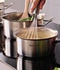 Color:Silver - Image 2 - Original-Profi Collection Stainless Steel 7-Piece Cookware Set