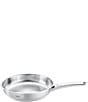 Color:Silver - Image 2 - Pure Collection Stainless Steel Frying Pan, 11-inch