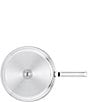 Color:Silver - Image 4 - Pure Collection Stainless Steel Frying Pan, 11-inch
