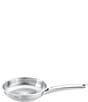 Color:Silver - Image 1 - Pure Collection Stainless Steel Frying Pan, 8-inch
