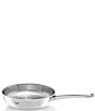 Color:Silver - Image 1 - Steelux® Pro Stainless Steel 9.5#double; Fry Pan