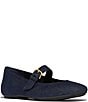 Fitflop Delicato Denim Mary Jane Flats - Image 1