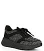 Color:Black - Image 1 - F-mode E01 Knit Sneakers