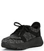 Color:Black - Image 4 - F-mode E01 Knit Sneakers