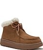 FitFlop Gen-FF Suede Shearling Lace Up Booties - Image 1