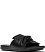 FitFlop Gracie Soft-Twist Leather Slide Sandals - Image 1