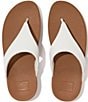 FitFlop Lulu Leather Platform Thong Wedge Sandals - Image 5