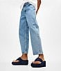FitFlop Platfforms Denim Wedge Toe-Post Sandals - Image 5