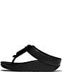 FitFlop Rumba Beaded Toe-Post Wedge Sandals - Image 2