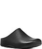 FitFlop Shuv Leather Clogs - Image 1