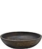 Fitz and Floyd Austin Craft Espresso Brown Large Serving Bowl - Image 1