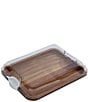 Farberware Build-A-Board Lock Lid Cutting Board, Color:Acacia - Image 1