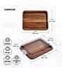 Farberware Build-A-Board Lock Lid Cutting Board, Color:Acacia - Image 2