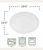 Color:White - Image 5 - Everyday Beaded Serving Bowl and Platter Set