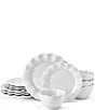 Fitz and Floyd Everyday Collection Scalloped 12-Piece Dinnerware Set, Service for 4 - Image 2