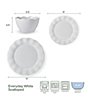 Fitz and Floyd Everyday Collection Scalloped 12-Piece Dinnerware Set, Service for 4 - Image 3