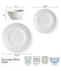 Fitz and Floyd Everyday Dillan Collection 12-Piece Dinnerware Set, Service for 4 - Image 4
