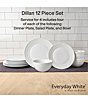Fitz and Floyd Everyday Dillan Collection 12-Piece Dinnerware Set, Service for 4 - Image 5