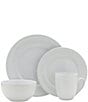 Color:White - Image 2 - Everyday White Beaded 16-Piece Dinnerware Set