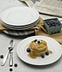 Fitz and Floyd Everyday White Beaded Dinner Plates, Set of 4, Color:White - Image 4