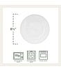 Color:White - Image 3 - Everyday White Beaded Salad Plates, Set of 4