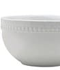 Fitz and Floyd Everyday White Beaded Soup/Cereal Bowls, Set of 4, Color:White - Image 3