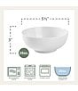Fitz and Floyd Everyday White Beaded Soup/Cereal Bowls, Set of 4, Color:White - Image 4