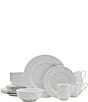 Color:White - Image 1 - Everyday White Classic Rim 16-Piece Dinnerware Set