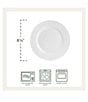 Color:White - Image 3 - Everyday White Classic Rim 16-Piece Dinnerware Set