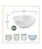 Color:White - Image 6 - Everyday White Classic Rim 16-Piece Dinnerware Set