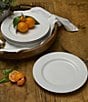 Color:White - Image 4 - Everyday White Classic Rim Dinner Plates, Set of 4