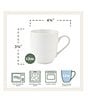 Color:White - Image 3 - Everyday White Coupe 16-Piece Dinnerware Set