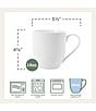 Color:White - Image 3 - Everyday White Coupe Mugs, Set of 4