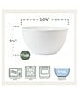 Color:White - Image 3 - Everyday White Deep Serving Bowls, Set of 2