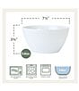 Color:White - Image 4 - Everyday White Deep Serving Bowls, Set of 2