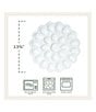 Color:White - Image 3 - Everyday White Flower Egg Platter, 13.75#double;