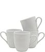 Color:White - Image 1 - Everyday White Mugs, Set of 4