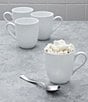 Color:White - Image 2 - Everyday White Mugs, Set of 4