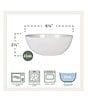 Color:White - Image 4 - Everyday White Organic Soup Cereal Bowls, Set of 4
