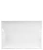 Color:White - Image 1 - Everyday White Rectangular Handled Serving Platter, 18.25#double;