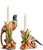 Fitz and Floyd Fall Harvest Pheasant Candleholder Pair - Image 2