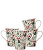Fitz and Floyd Holiday Mugs, Set of 4 - Image 1