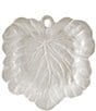 Color:White - Image 2 - La Fleur Leaf Dishes, Set of 2