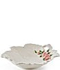 Color:White - Image 1 - La Fleur Leaf Serving Bowl