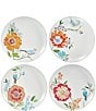 Color:Multi - Image 1 - Meadow Assorted Party Plates, Set of 4